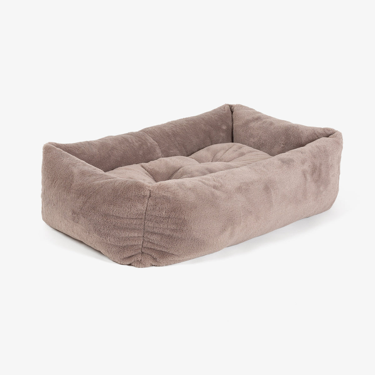 Cosy & Calming Puppy Crate Bed With Removable Covers in Calming Anti-Anxiety Fawn Faux Fur, view 9