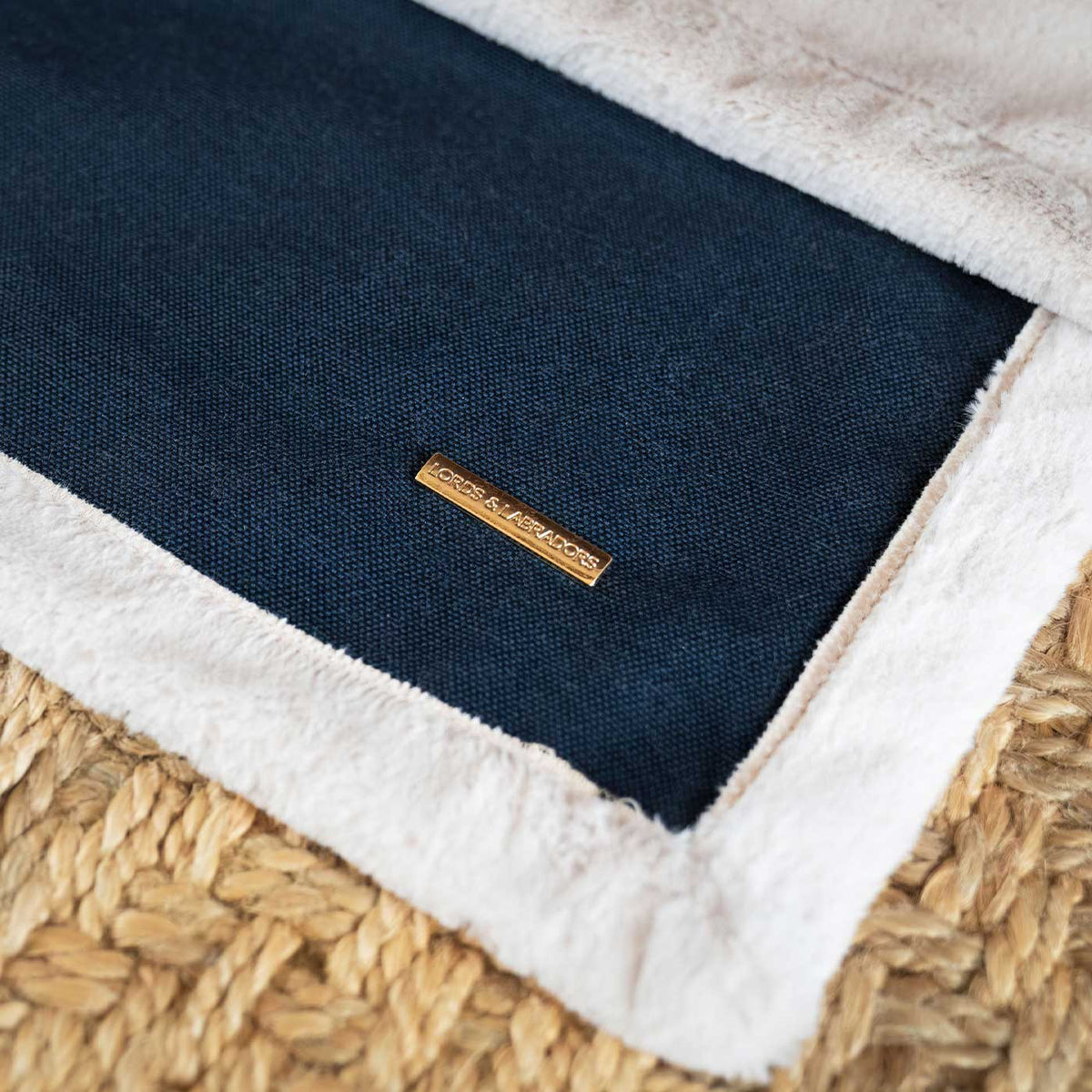 Essentials Twill Blanket in Denim, view 3