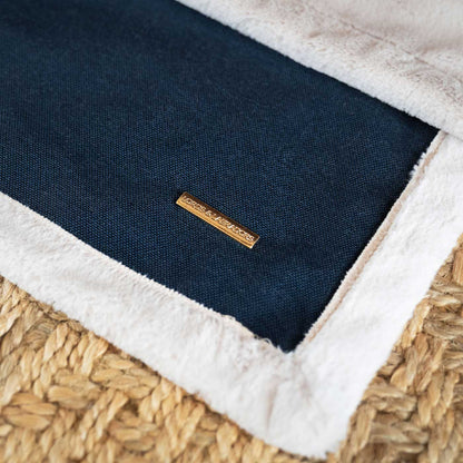 Essentials Twill Blanket in Denim, view 3