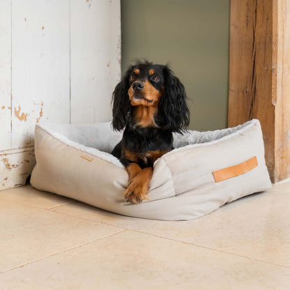 Essentials Twill Box Bed in Linen