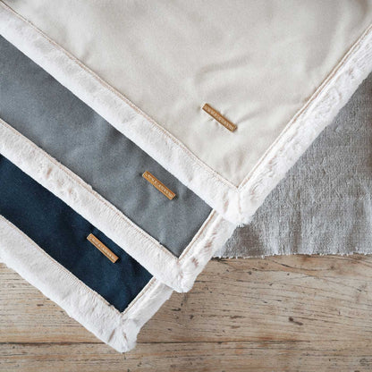 Essentials Twill Blanket in Slate, view 3