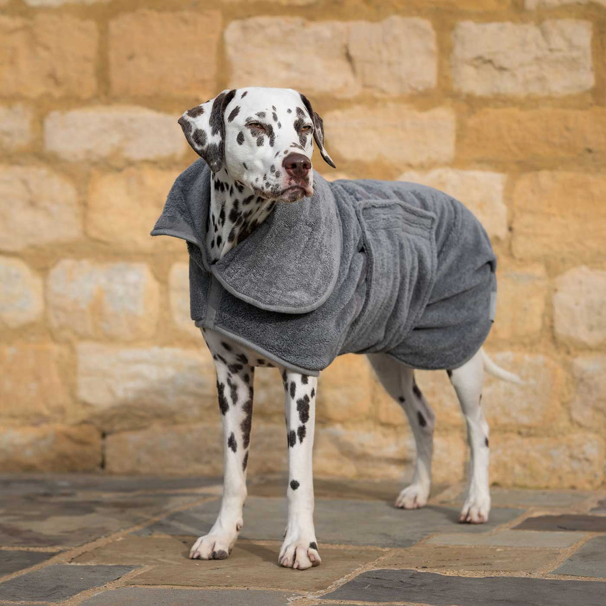 Bamboo Drying Coat in Gun Metal, view 12