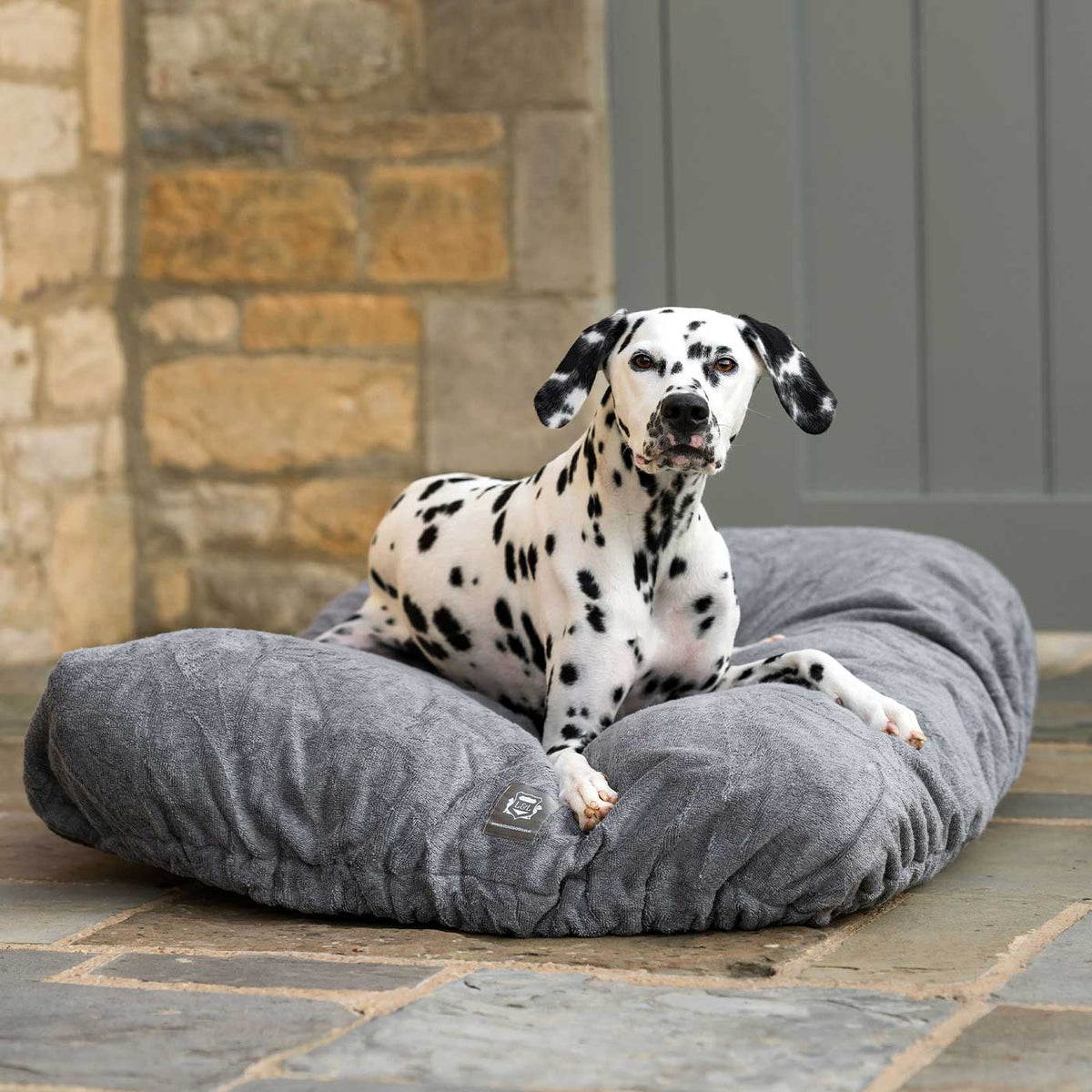 Bamboo Drying Cushion Cover in Gun Metal, view 4