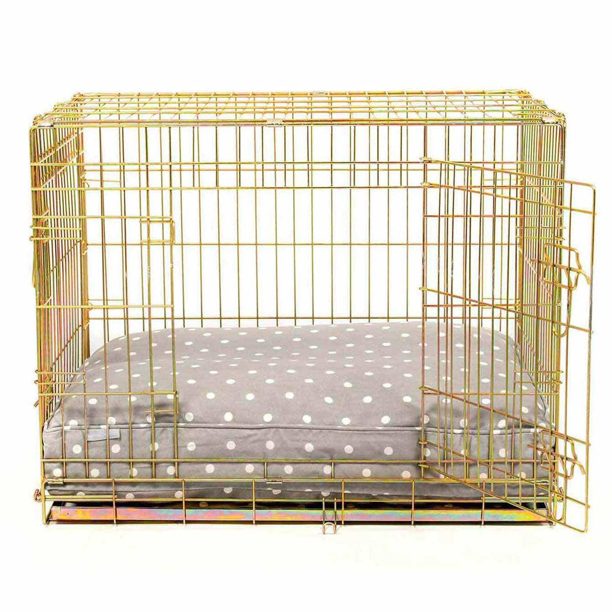 Dog Cushion in Grey Spot, view 13
