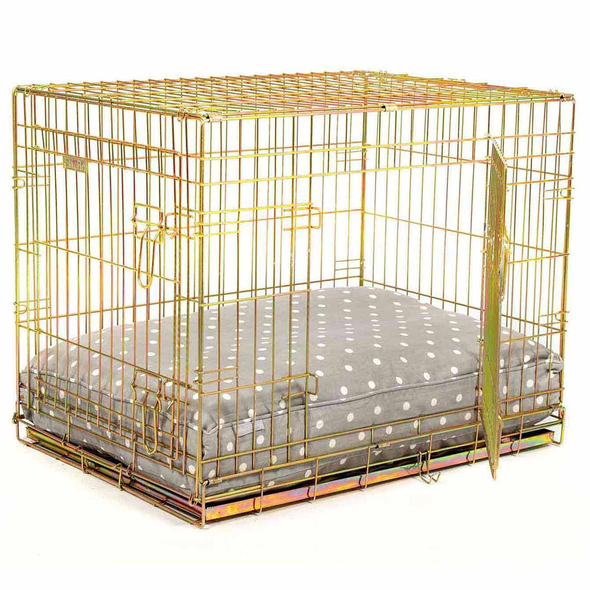 Dog Cushion in Grey Spot, view 15