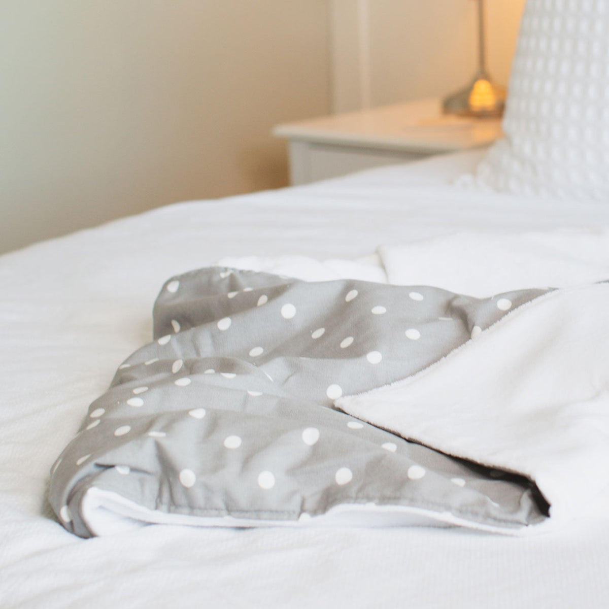 Dog & Puppy Blanket in Spots & Stripes, view 7