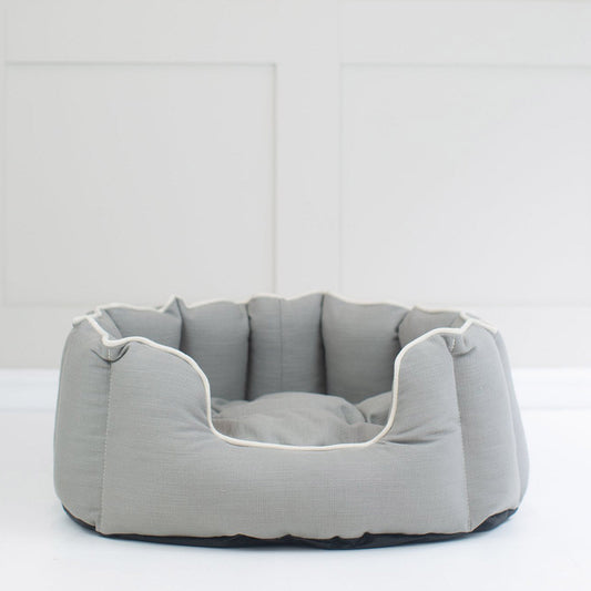 High Wall Bed For Cats With Removable Covers in Savanna Stone