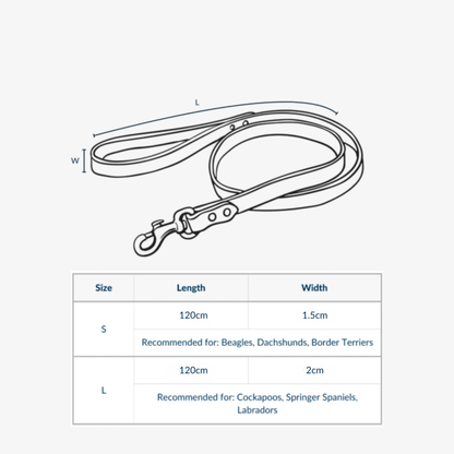 Ostrich Leather Dog Lead in Tan & Orange, view 7