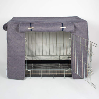 Dog Crate Cover in Oxford Herringbone Tweed, view 9