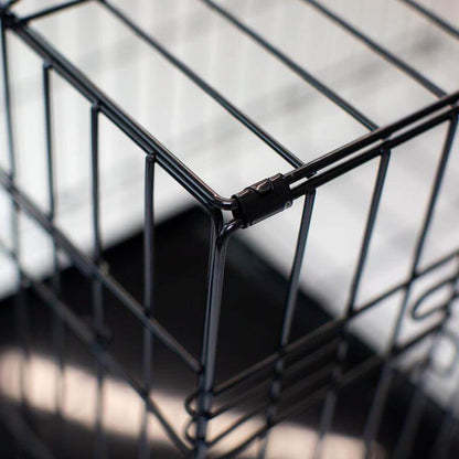 Heavy Duty Deluxe Dog Crate in Black, view 7