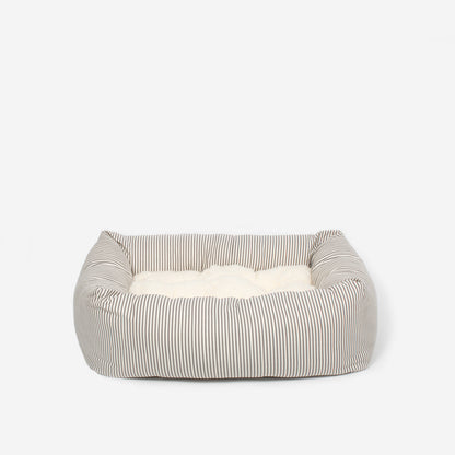 Cosy & Calming Puppy Crate Bed With Removable Covers in Regency Stripe, view 7
