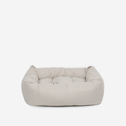 Cosy & Calming Puppy Crate Bed With Removable Covers in Regency Stripe, view 8