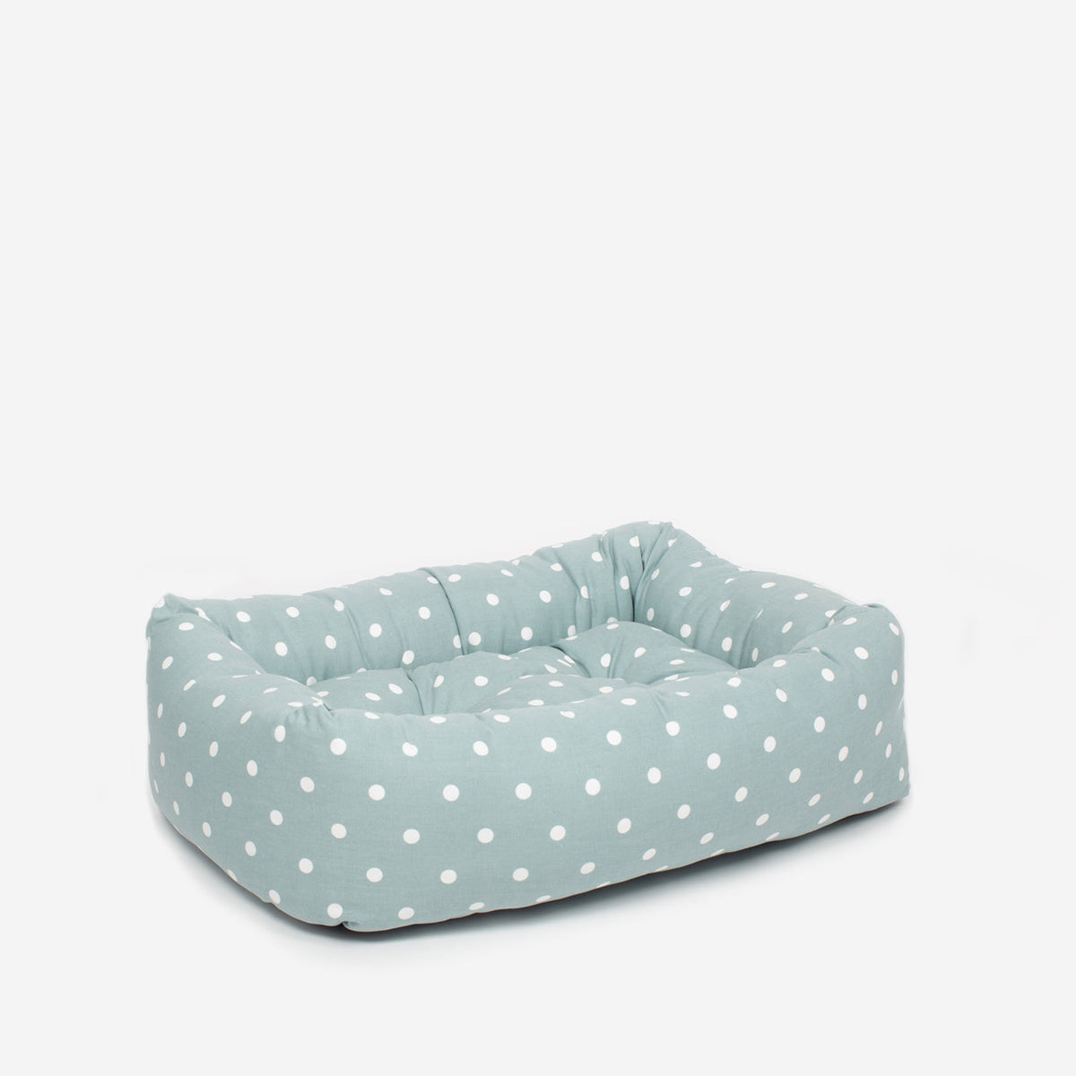 Dog Crate with Cosy & Calming Puppy Crate Bed in Duck Egg Spot, view 2