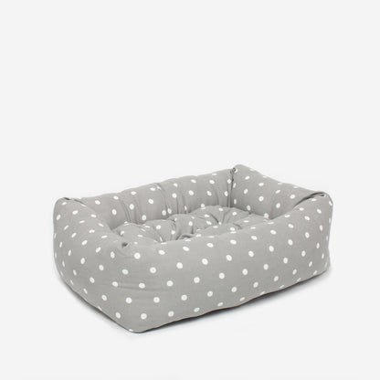 Dog Crate with Cosy & Calming Puppy Crate Bed in Grey Spot, view 4