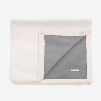 Essentials Twill Blanket in Slate, view 4