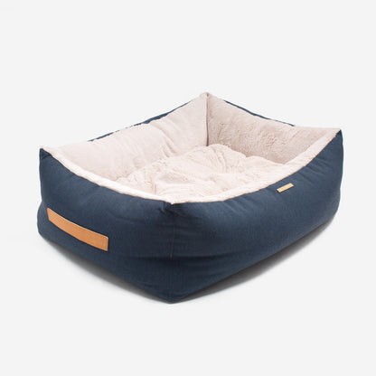 Essentials Twill Box Bed in Denim, view 5