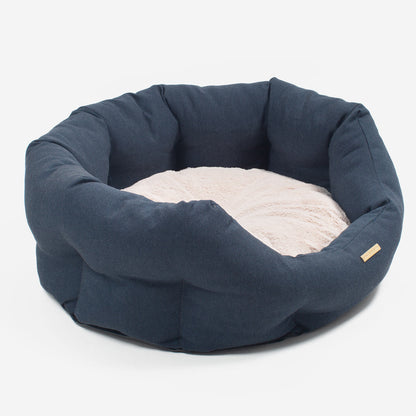 Essentials Twill Oval Bed in Denim, view 6