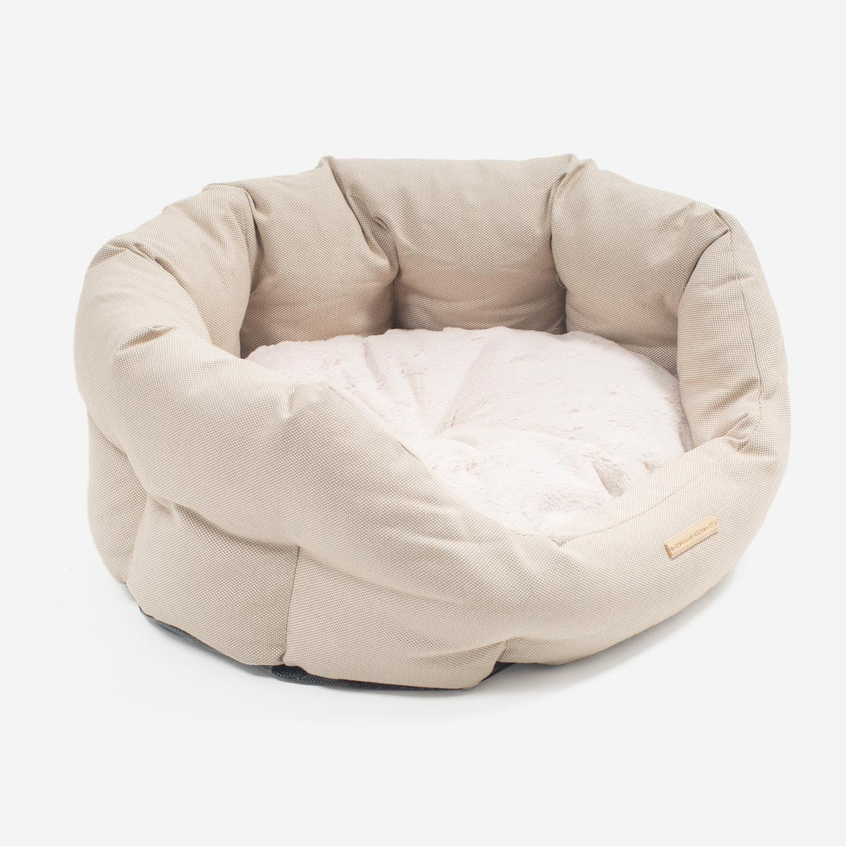 Essentials Twill Oval Bed in Linen, view 5