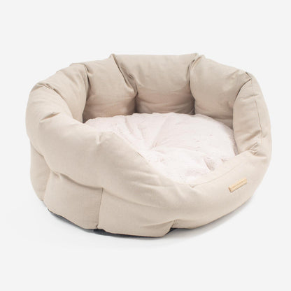 Essentials Twill Oval Bed in Linen, view 5