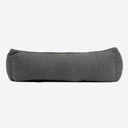 Box Bed With Removable Covers in Granite Bouclé, view 7