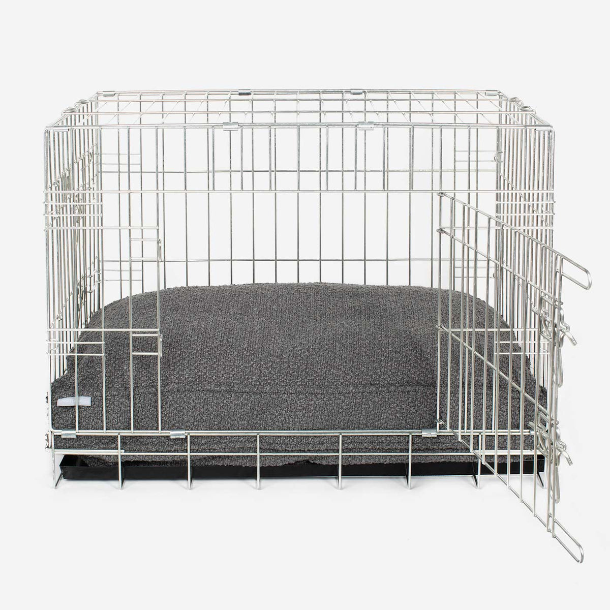 Dog Cushion in Granite Bouclé, view 18