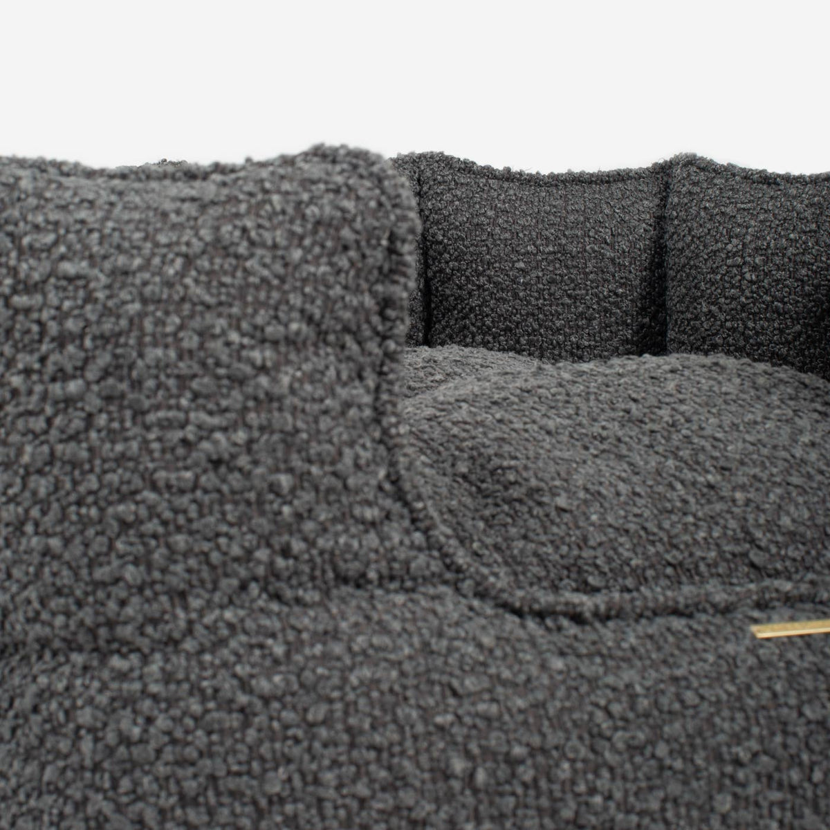 High Wall Bed With Removable Covers in Granite Bouclé, view 9