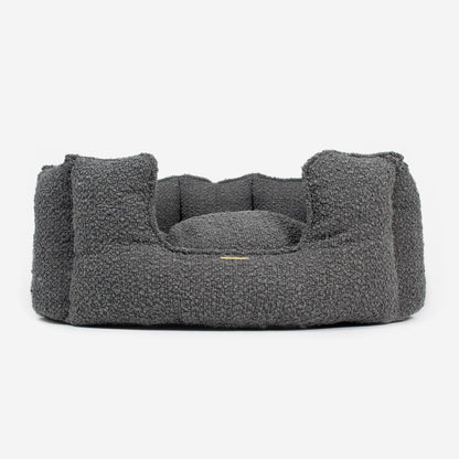 High Wall Bed With Removable Covers in Granite Bouclé, view 8