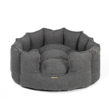 High Wall Bed For Cats With Removable Covers in Bouclé, view 4