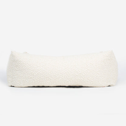 Cosy & Calming Puppy Crate Bed With Removable Covers in Ivory Bouclé, view 7