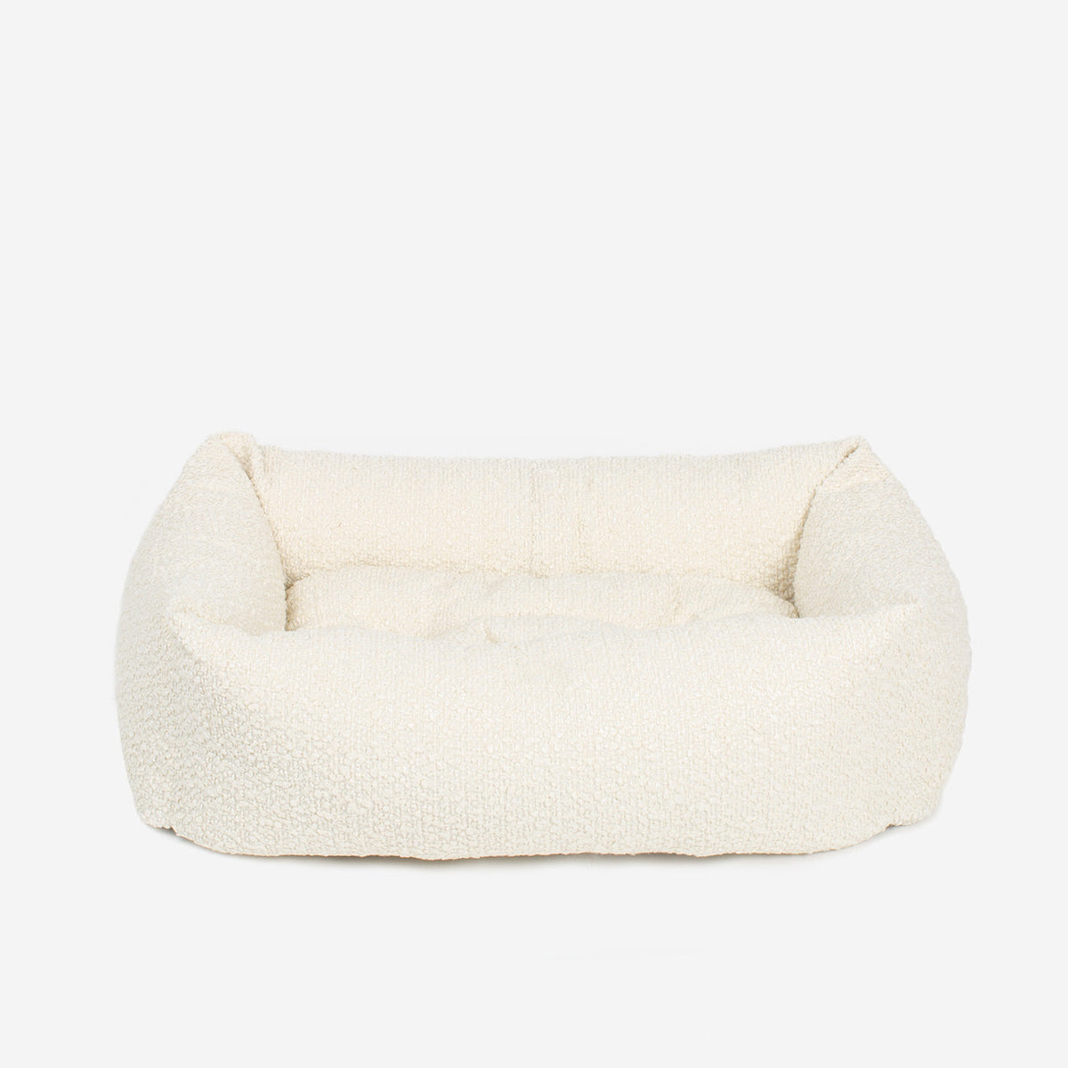 Dog Crate with Cosy & Calming Puppy Crate Bed in Ivory Bouclé, view 4
