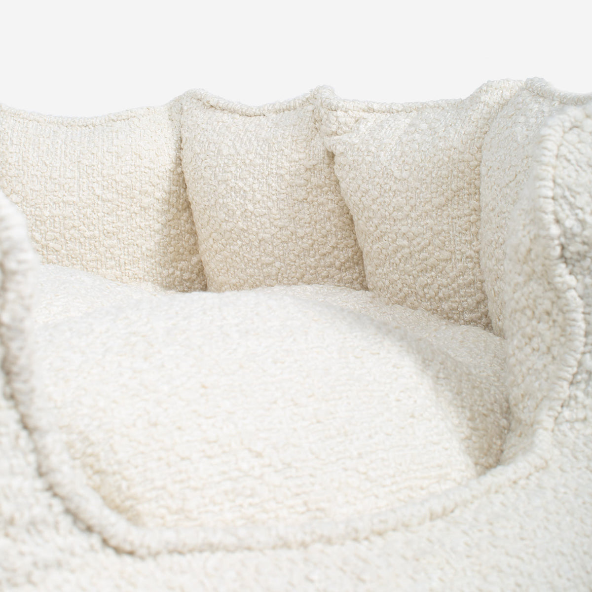 High Wall Bed For Cats With Removable Covers in Bouclé, view 11
