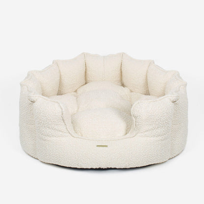 High Wall Bed For Cats With Removable Covers in Bouclé, view 8