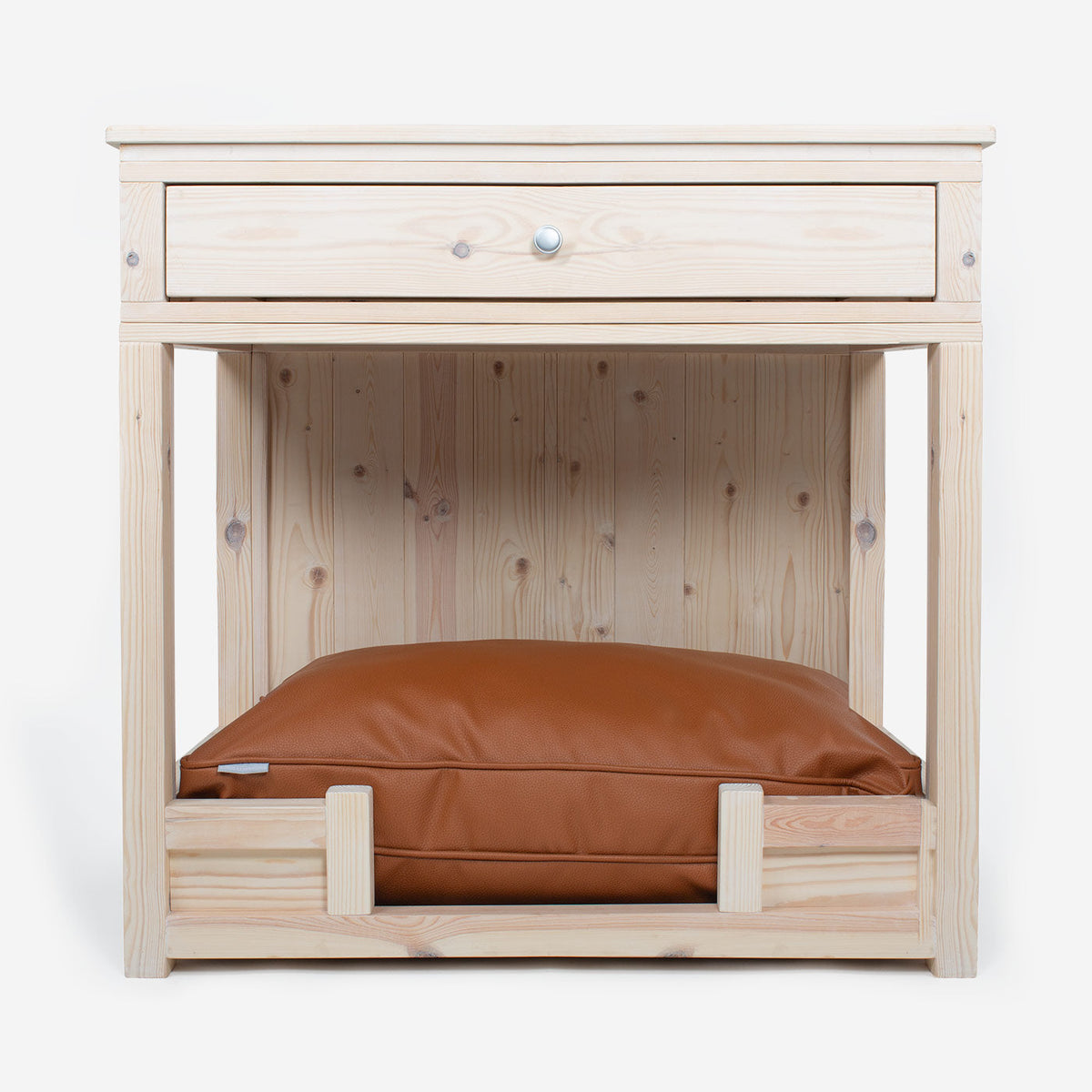 Wooden Salcombe Open Dog Crate with Drawer, view 7