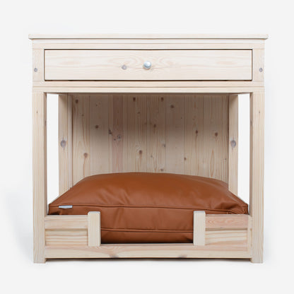 Wooden Salcombe Open Dog Crate with Drawer, view 7