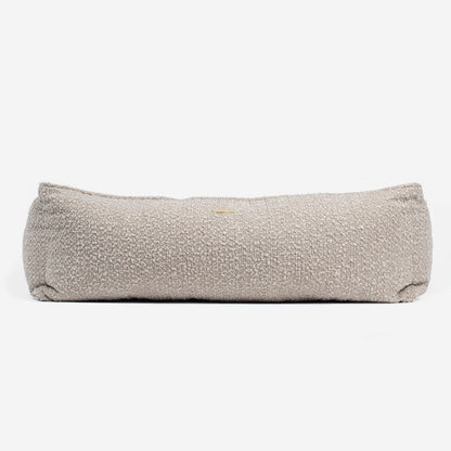 Box Bed With Removable Covers in Mink Bouclé, view 7