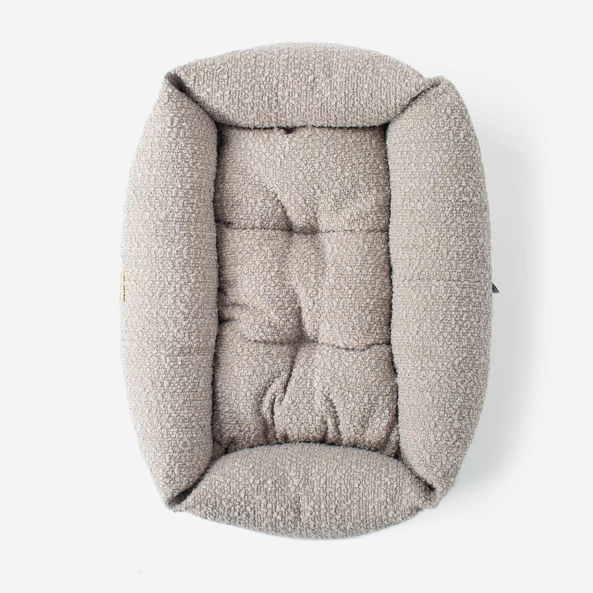 Cosy & Calming Puppy Crate Bed With Removable Covers in Mink Bouclé, view 10