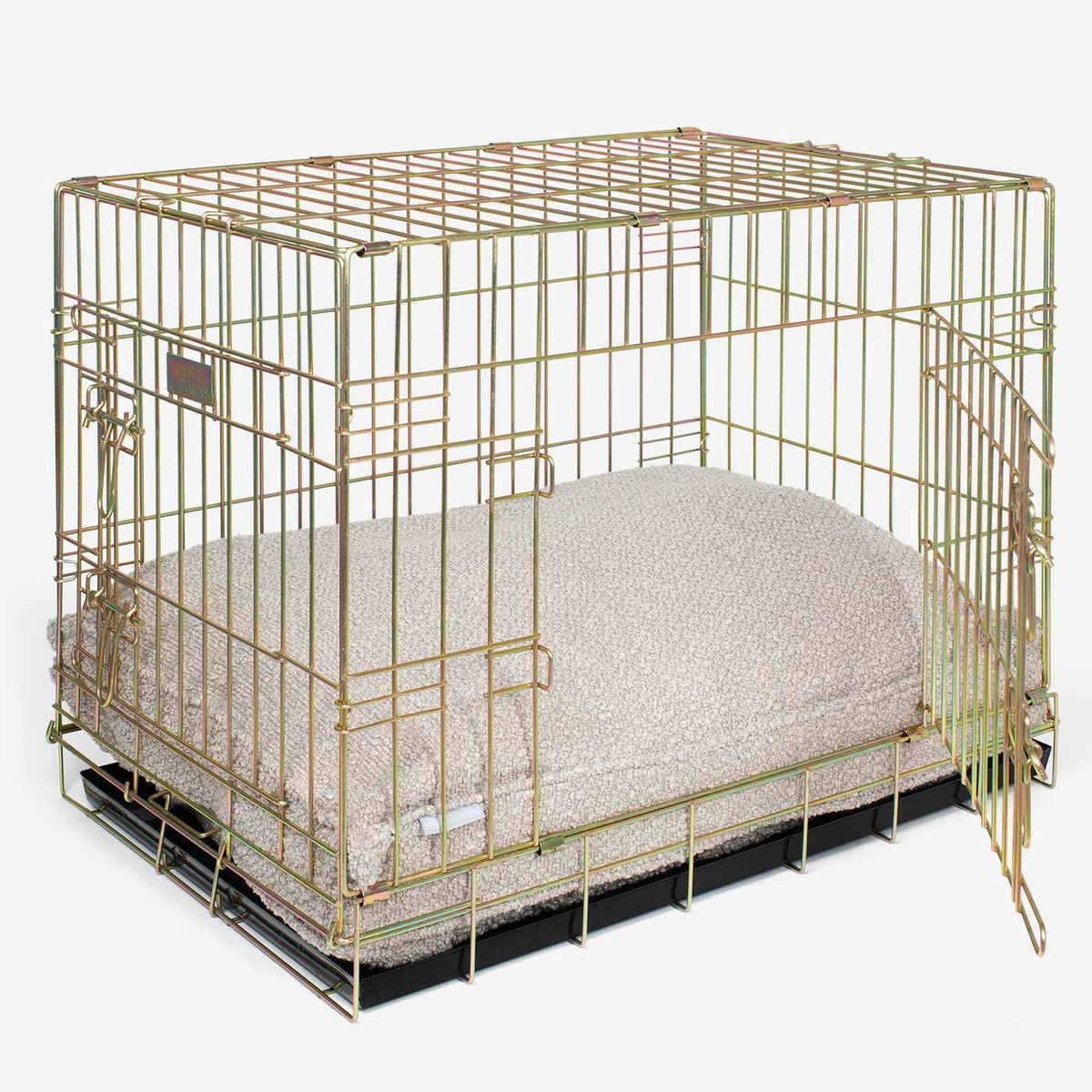 Dog Cushion in Mink Bouclé, view 14