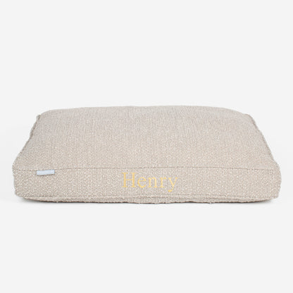 Dog Cushion in Mink Bouclé, view 13