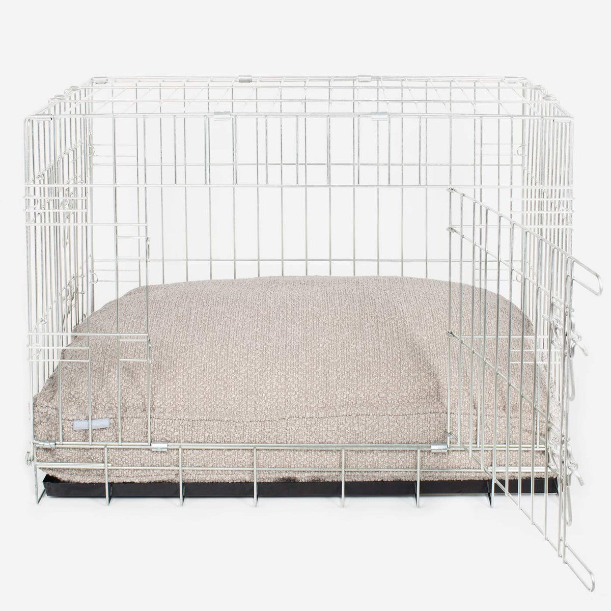 Dog Cushion in Mink Bouclé, view 15