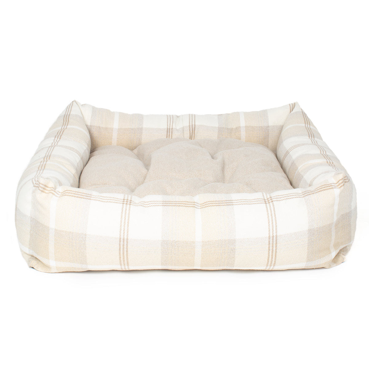 Box Bed With Removable Cover in Balmoral Natural Tweed, view 8