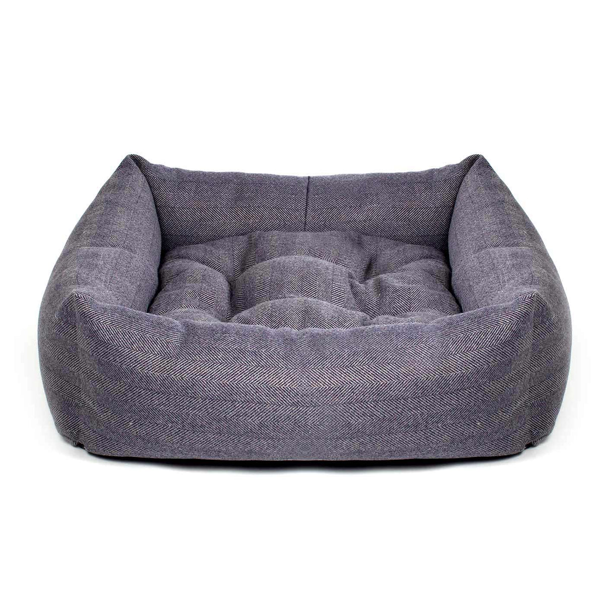 Box Bed With Removable Covers in Herringbone Tweed, view 14
