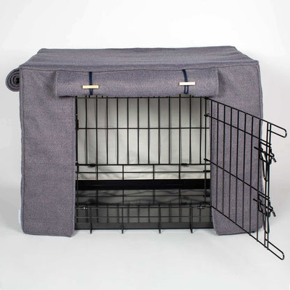 Dog Crate Cover in Oxford Herringbone Tweed, view 7