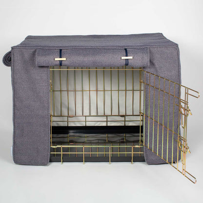 Dog Crate Cover in Oxford Herringbone Tweed, view 8