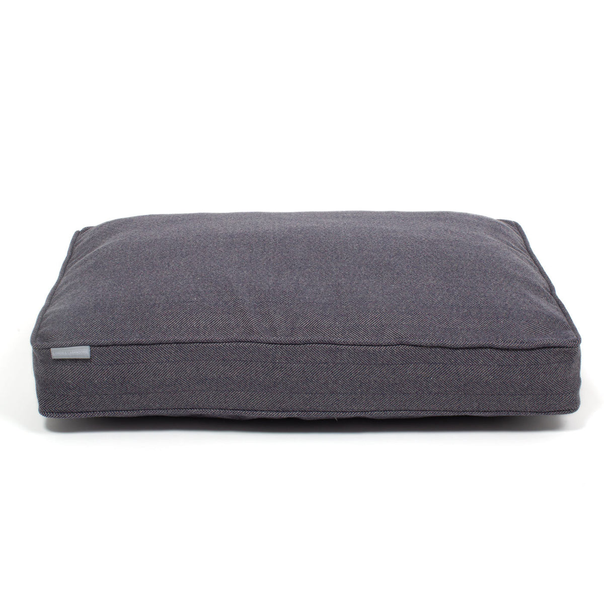 Dog Cushion in Oxford Herringbone Tweed, view 10