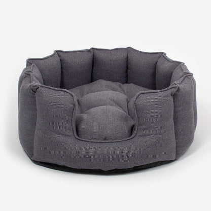 High Wall Bed With Removable Covers in Oxford Herringbone Tweed, view 7