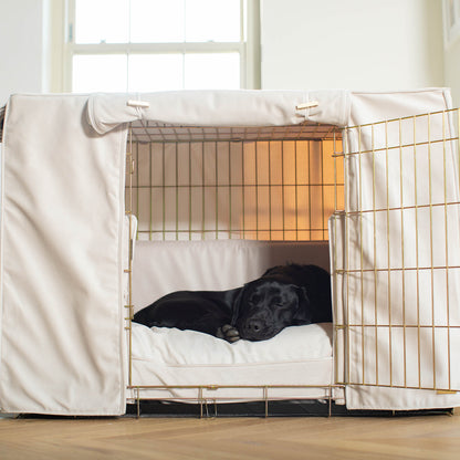 Dog Crate Set In Oyster Velvet, view 3