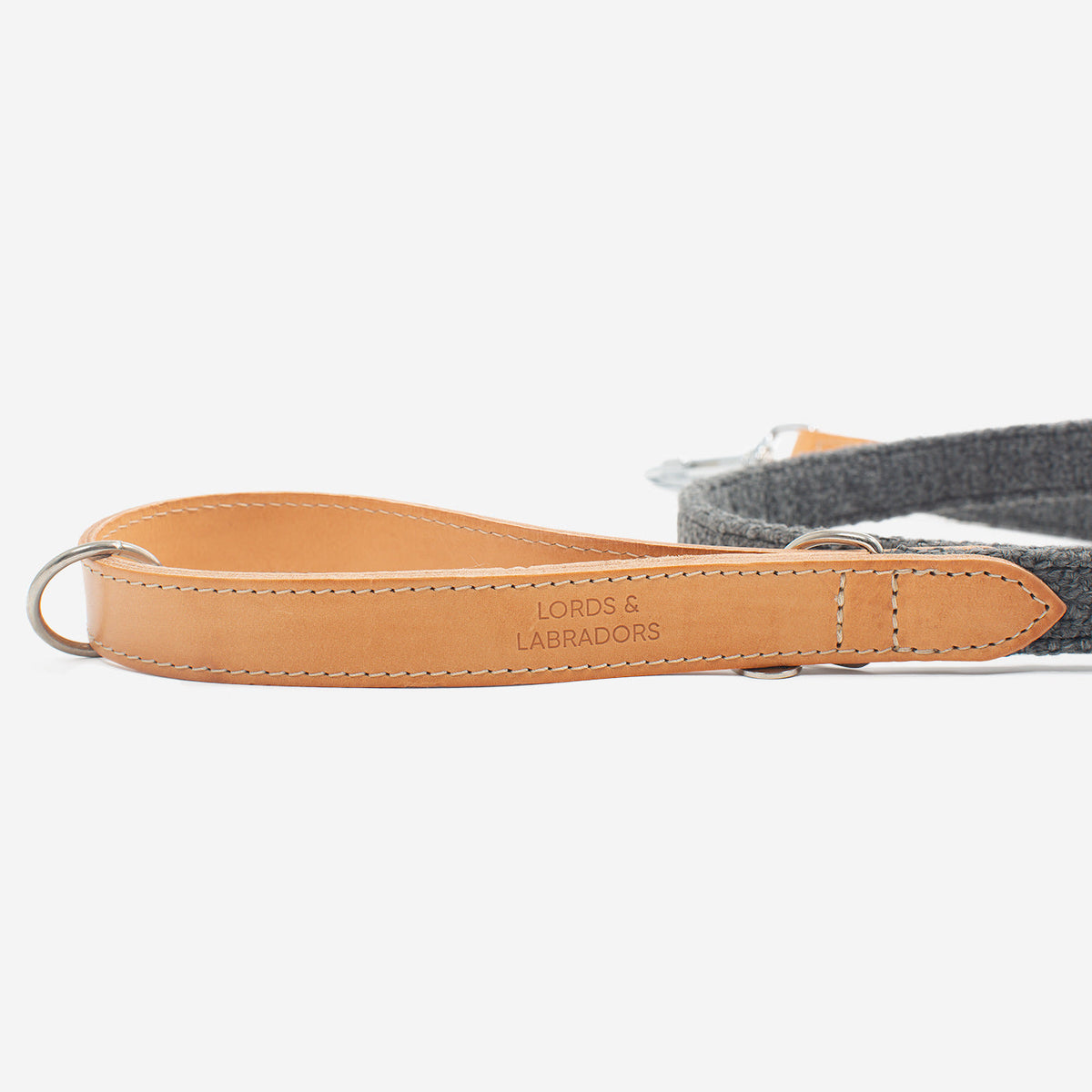 Essentials Herdwick Dog Lead in Graphite, view 4