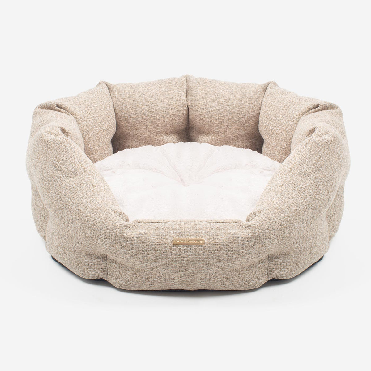 Essentials Herdwick Oval Bed in Sandstone, view 4