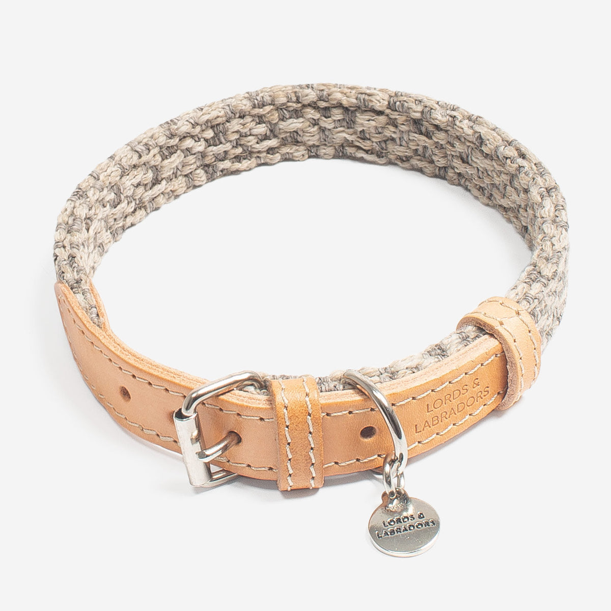 Essentials Herdwick Dog Collar in Pebble, view 3