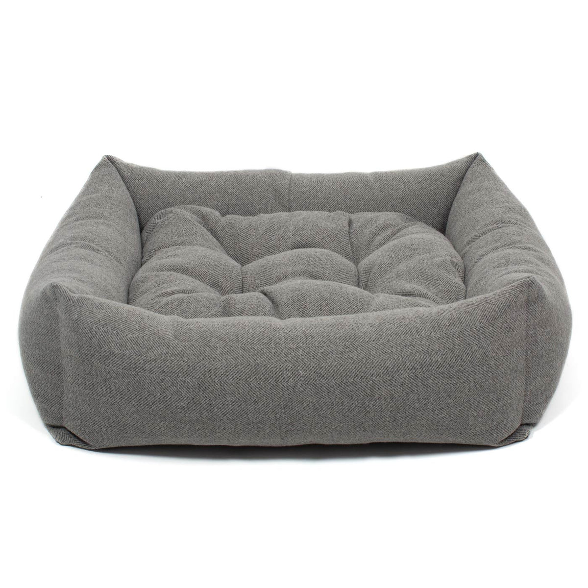 Box Bed With Removable Covers in Herringbone Tweed, view 15